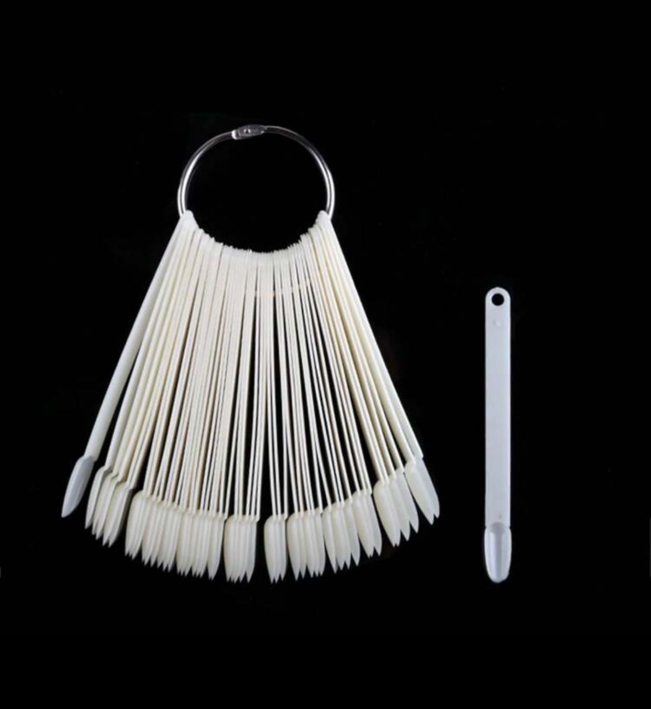 Palette of color samples - nude oval 50 pcs