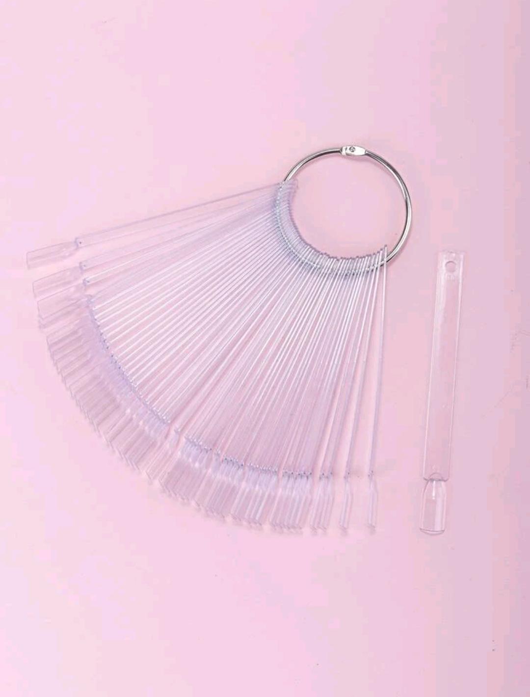 Palette of color samples -clear 50 pcs