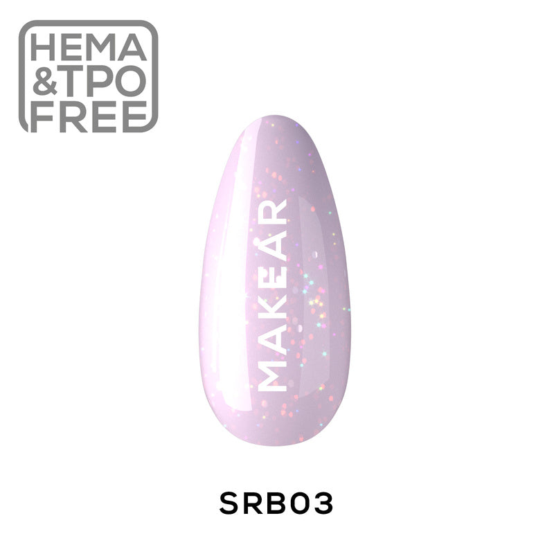 RUBBER BASE SPARKLING- ANDROMEDA SRB03