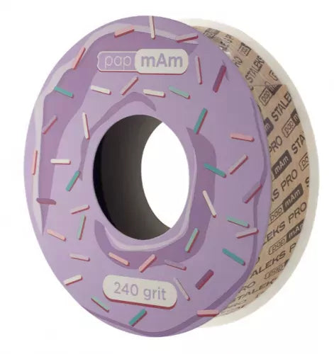 StaleStaleks Pro Refill Nail File on Roll Donut,  8 m,  (Grit 240)