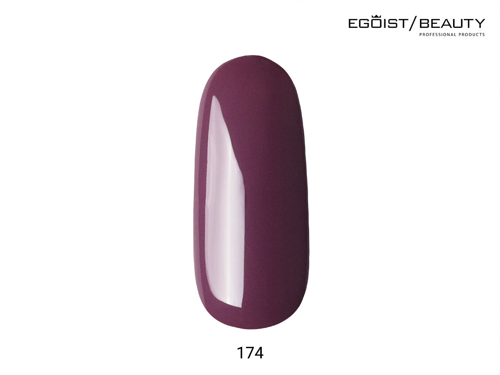 174 Dark Plum Gel Polish- 8ml