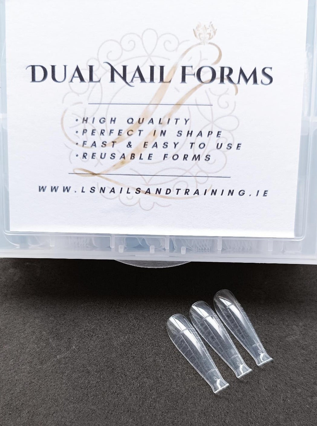 LONG COFFIN/BALLERINA Dual Nail Forms 120pcs