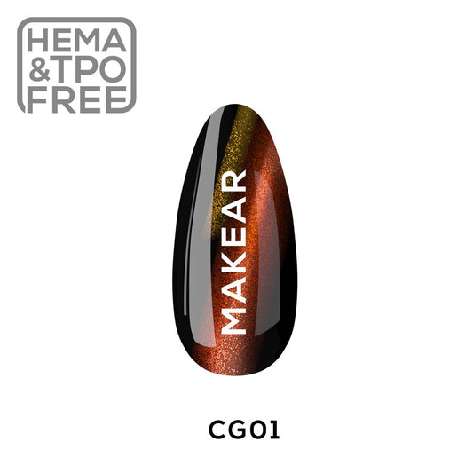 GC01 UV Gel Polish Makear Cat Eye (HEMAFREE)