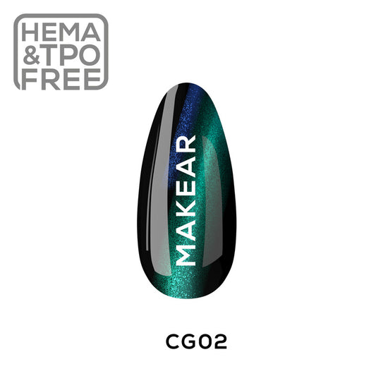 GC02 UV Gel Polish Makear Cat Eye (HEMAFREE)