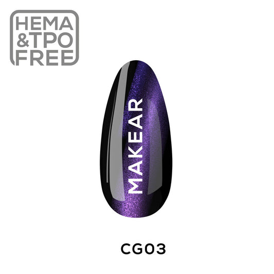 GC03 UV Gel Polish Makear Cat Eye (HEMAFREE)