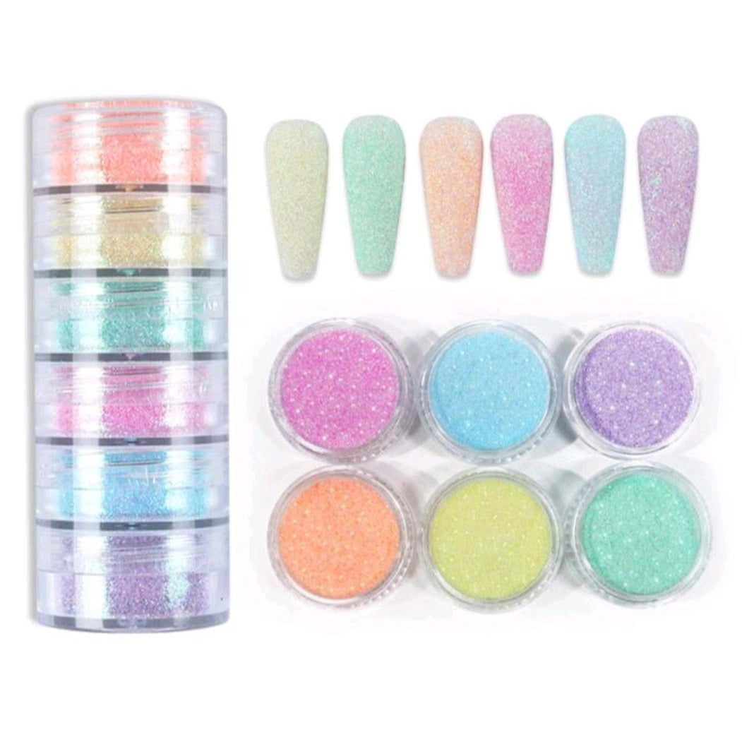 NAIL GLITTER PACK OF 6PCS - NR22