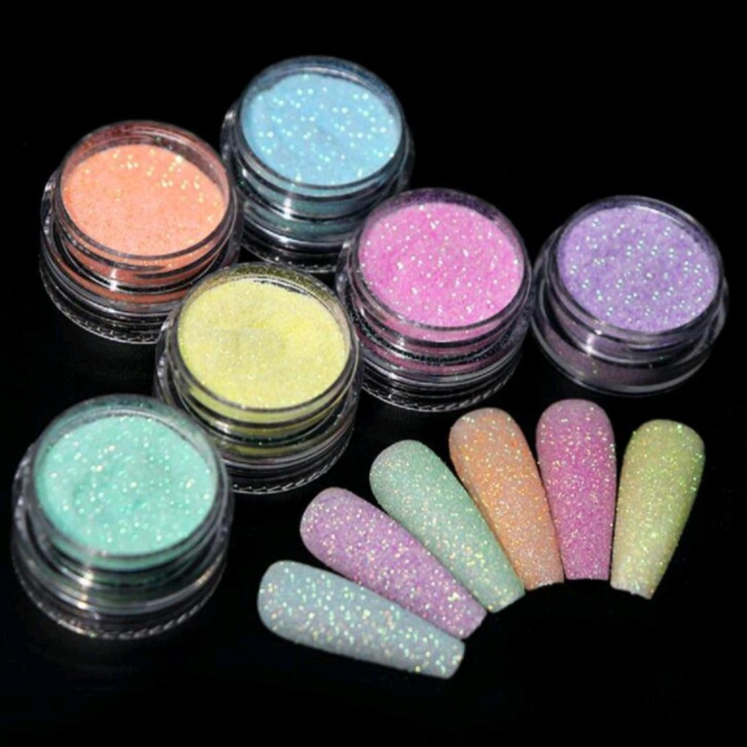 NAIL GLITTER PACK OF 6PCS - NR22